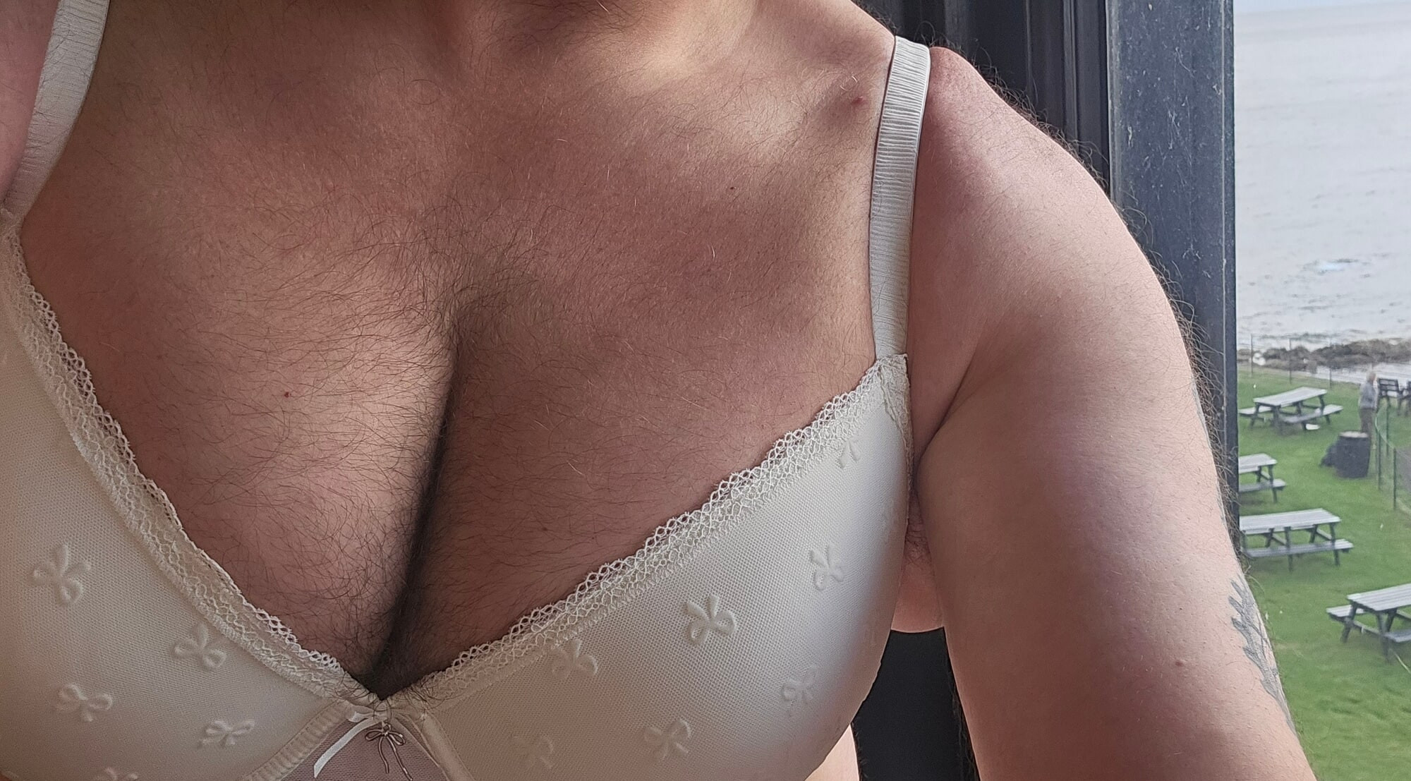 Big sissy tits