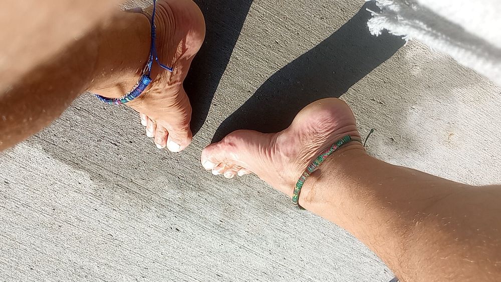 Showing off our feet #4