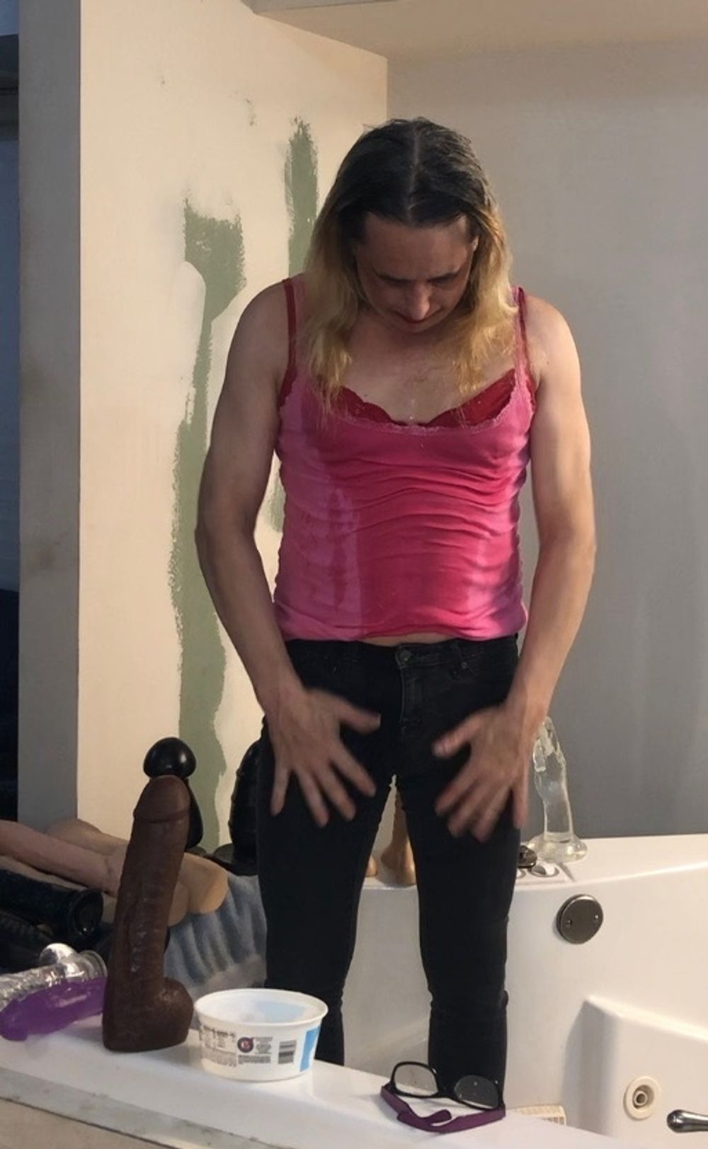 Sissy Slut Ashley Jolene Getting Soaked with Piss #8