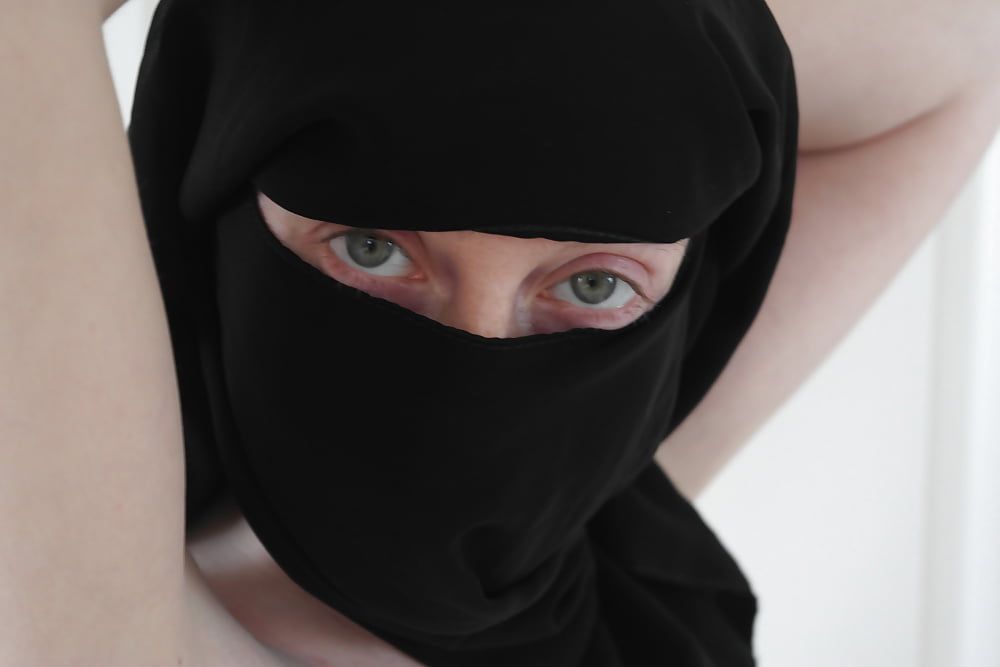 Niqab and stockings #33