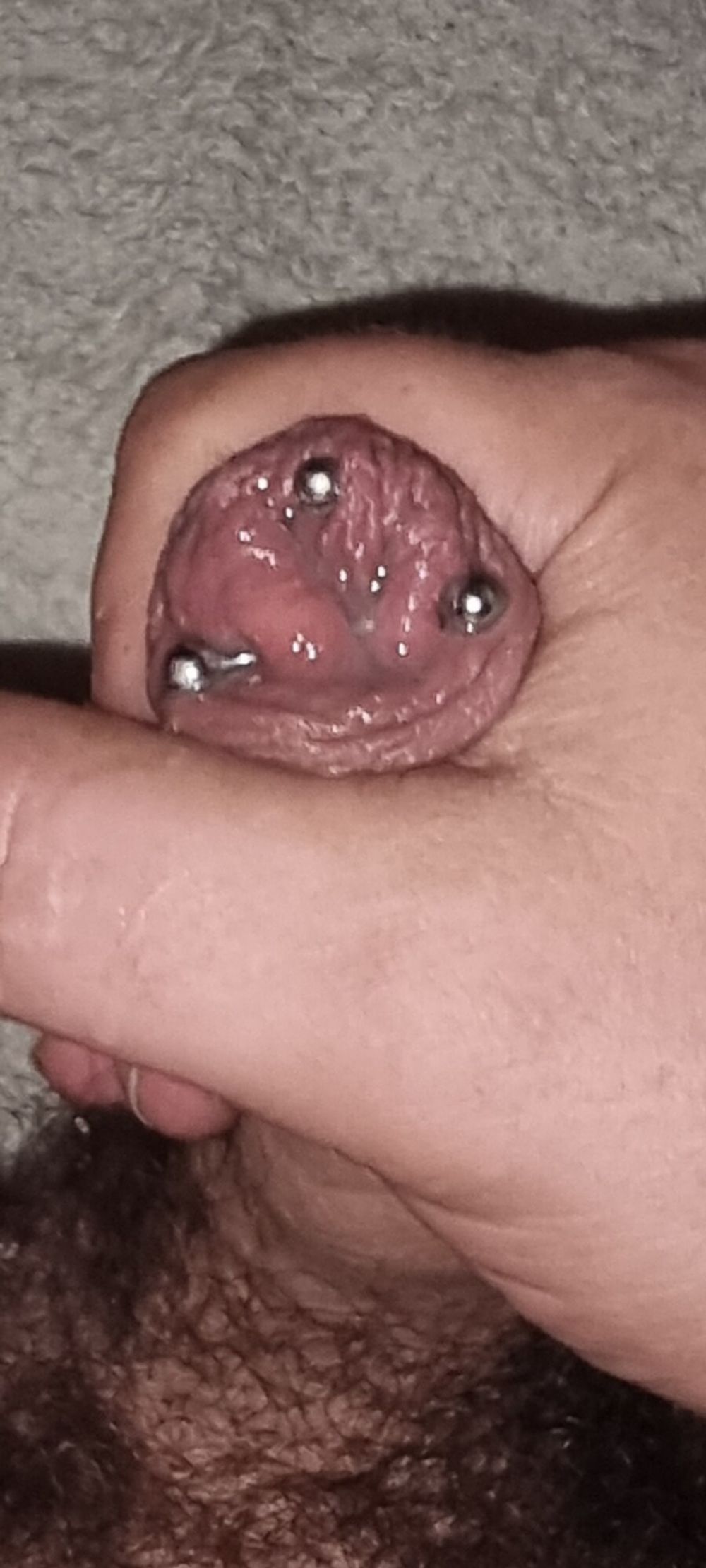 CUM COCK PIERCED #5