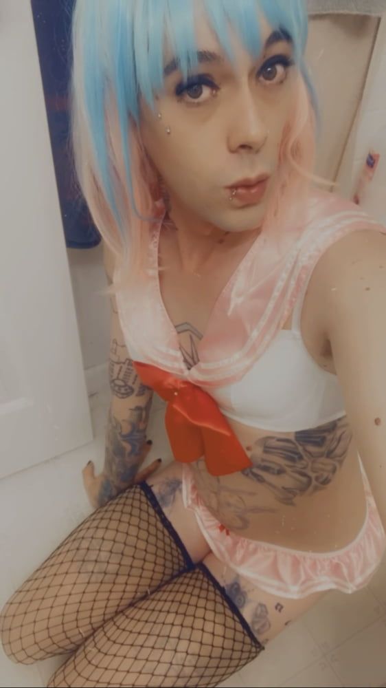 Cute Pink Cosplay Girl #47