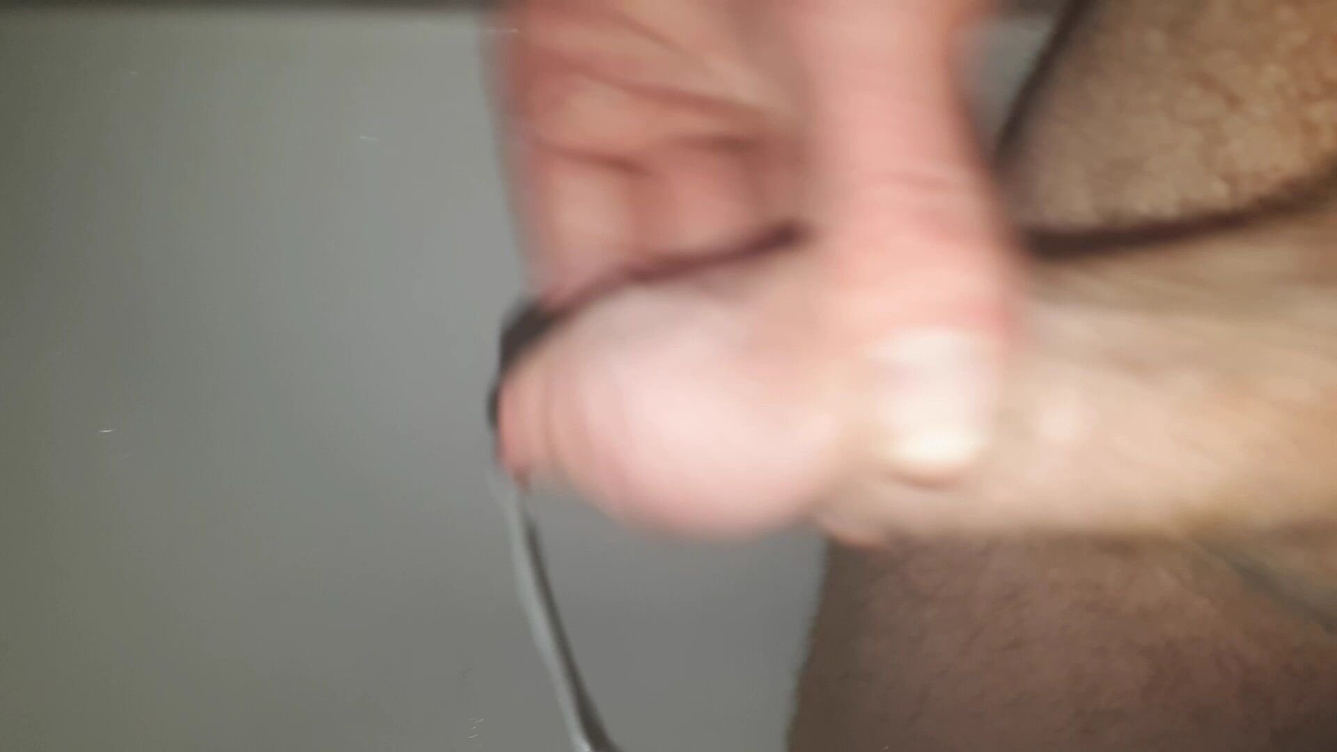 my uncut cock shooting its load #7