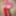 Pink vinyl PVC snakeskin dress with red Latex boots  