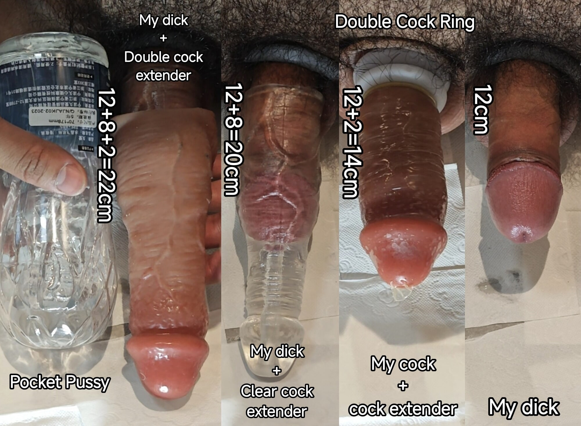 Cock extender wank jerk off