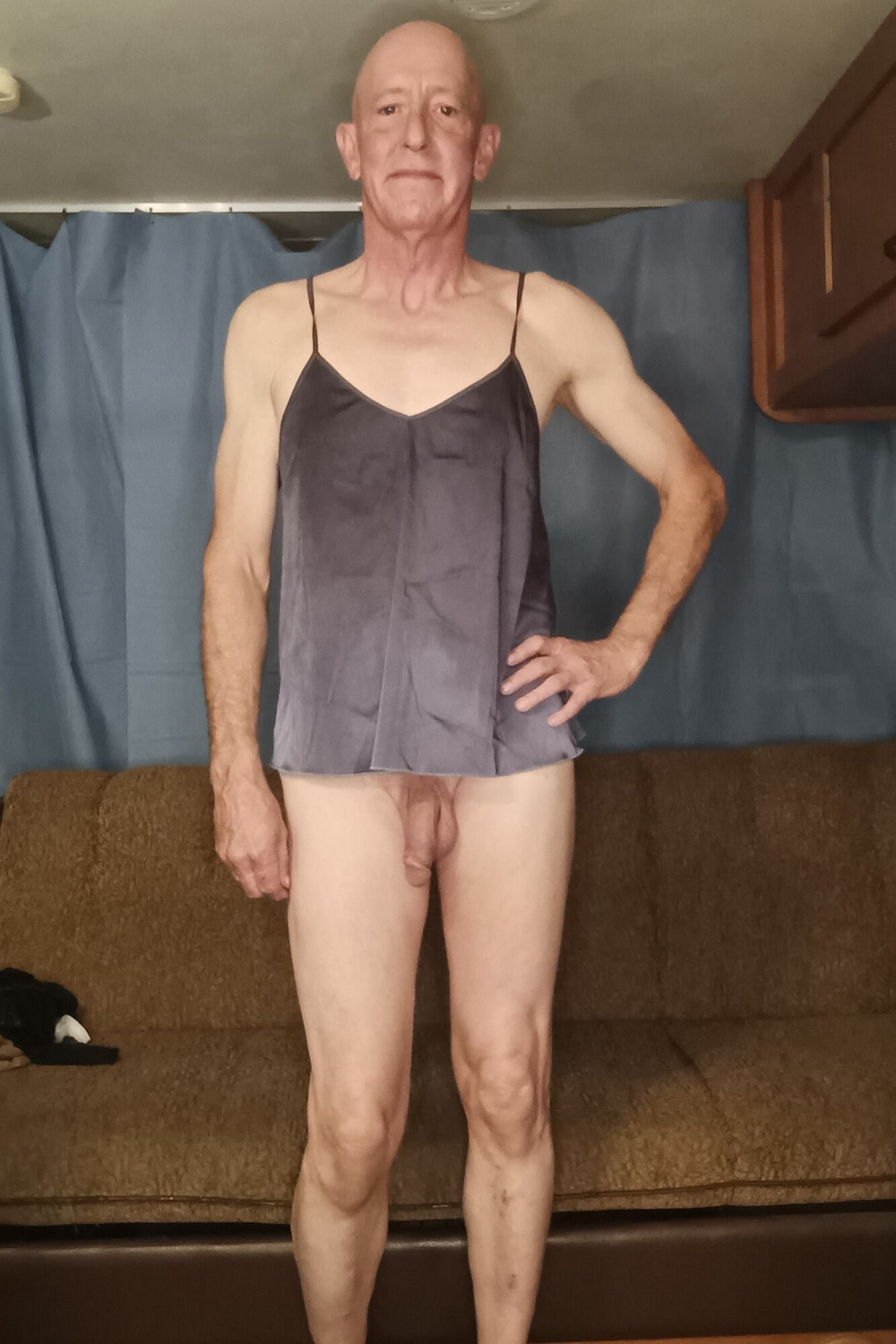 Faggot Andrew Brown Modelling Nighties #17