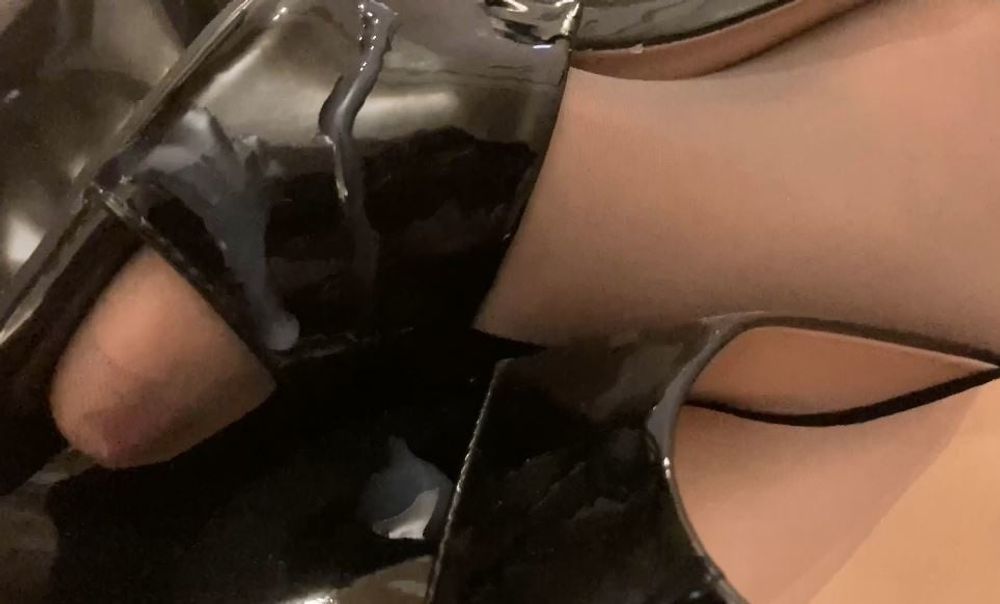 Cum on some more High Heel Mules #13