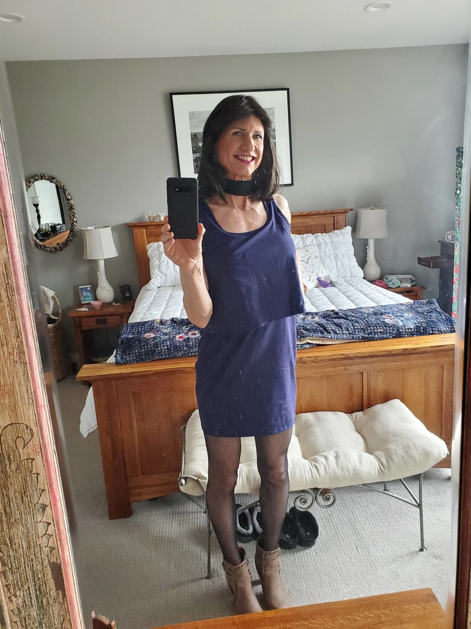 Blue dress one 