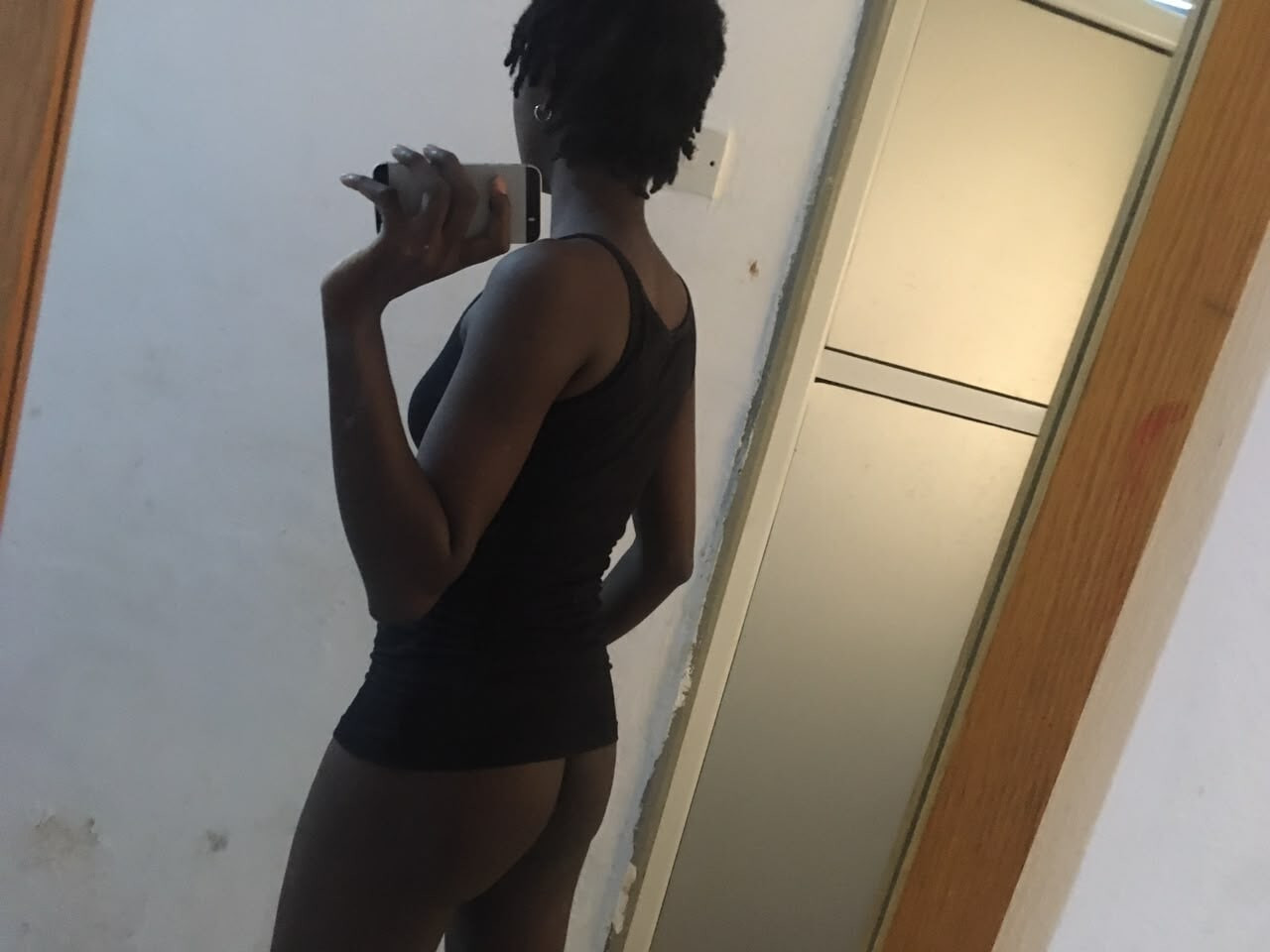 Black Petite Body Selfies  #2