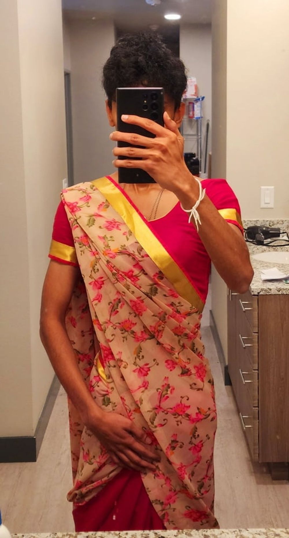 Sri Lankan Sissy In Saree #6