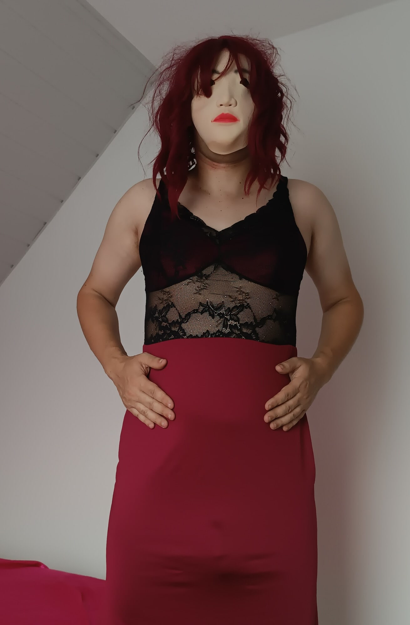 long red lace dress #48