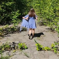 I went for a walk without panties