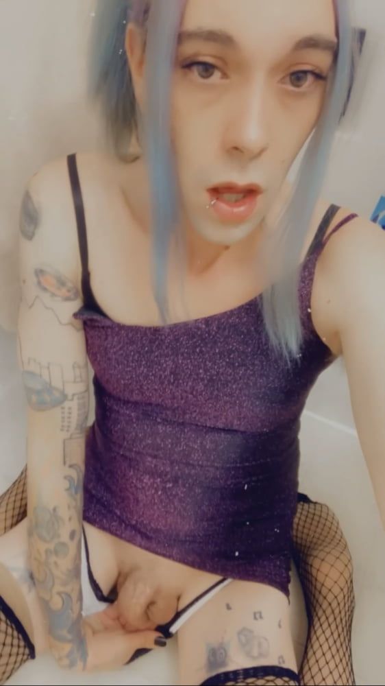 Hot Purple Minidress Slut #31