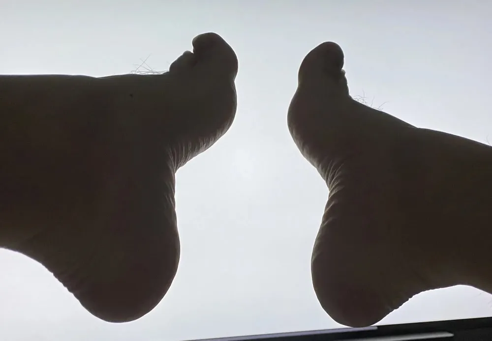 My cock and feet #2