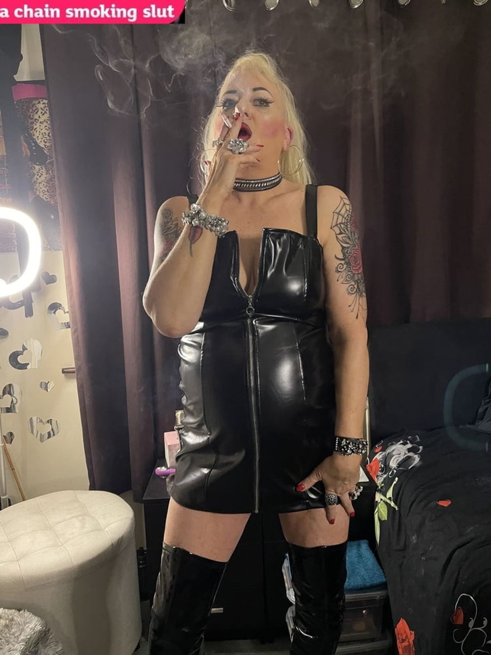 SHIRLEY SMOKING FETISH SLUT #49