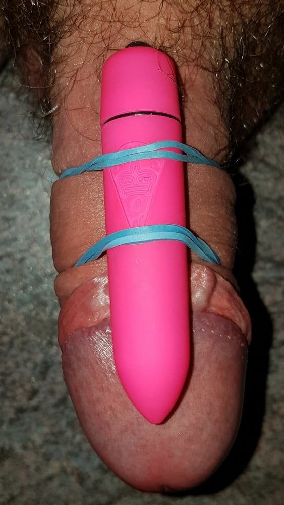 Playing with small vibrator #11