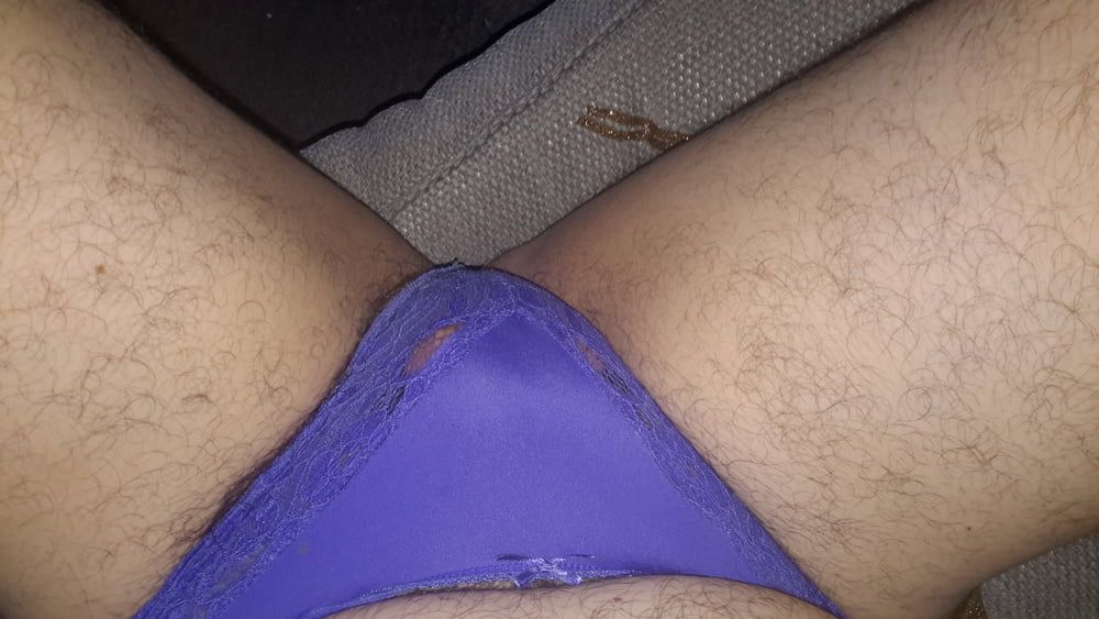 Sitting in my panties 