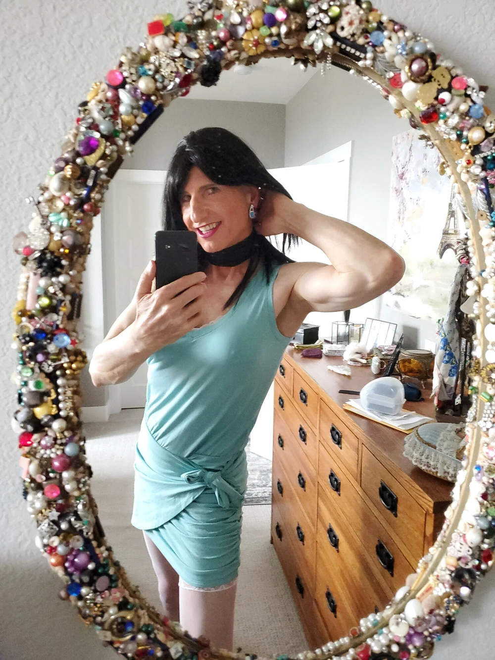 Blue dress three #5