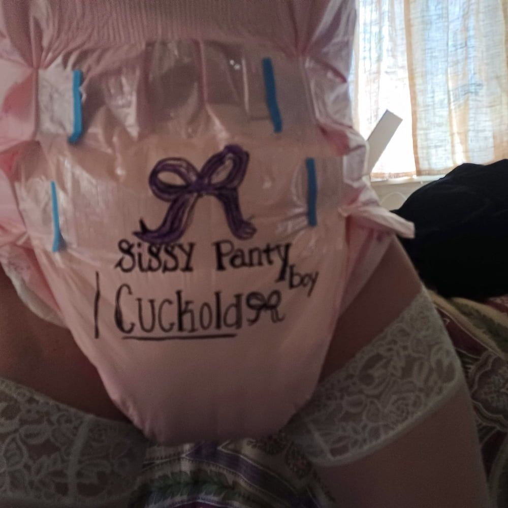 Sissy caged clitty cuckold #5