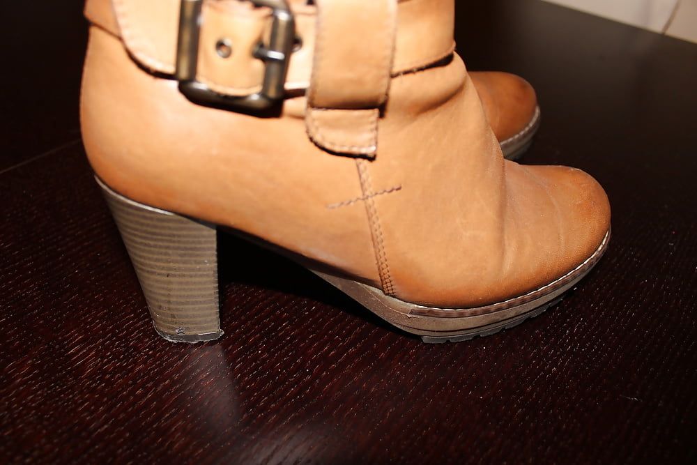 brown knee boots #4