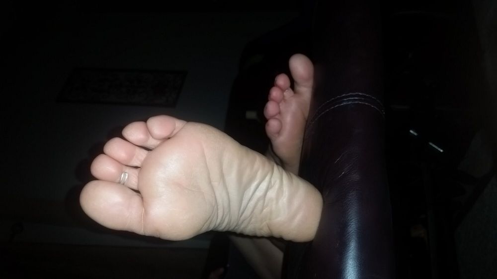 Taking feet pictures at a hotel #21