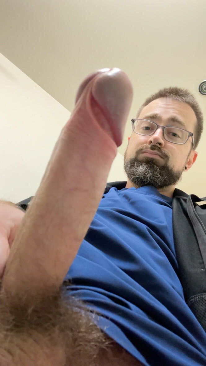 showing off my nice hairy cock #47