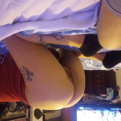 Bent over for daddy