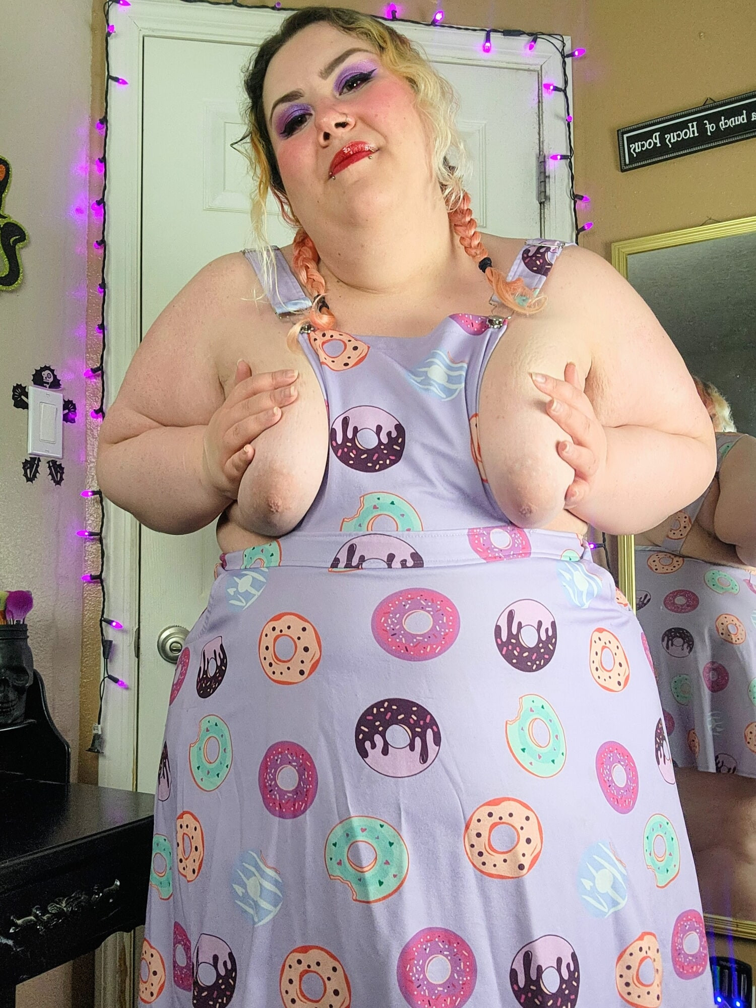Cute BBW in Donut Dress #2