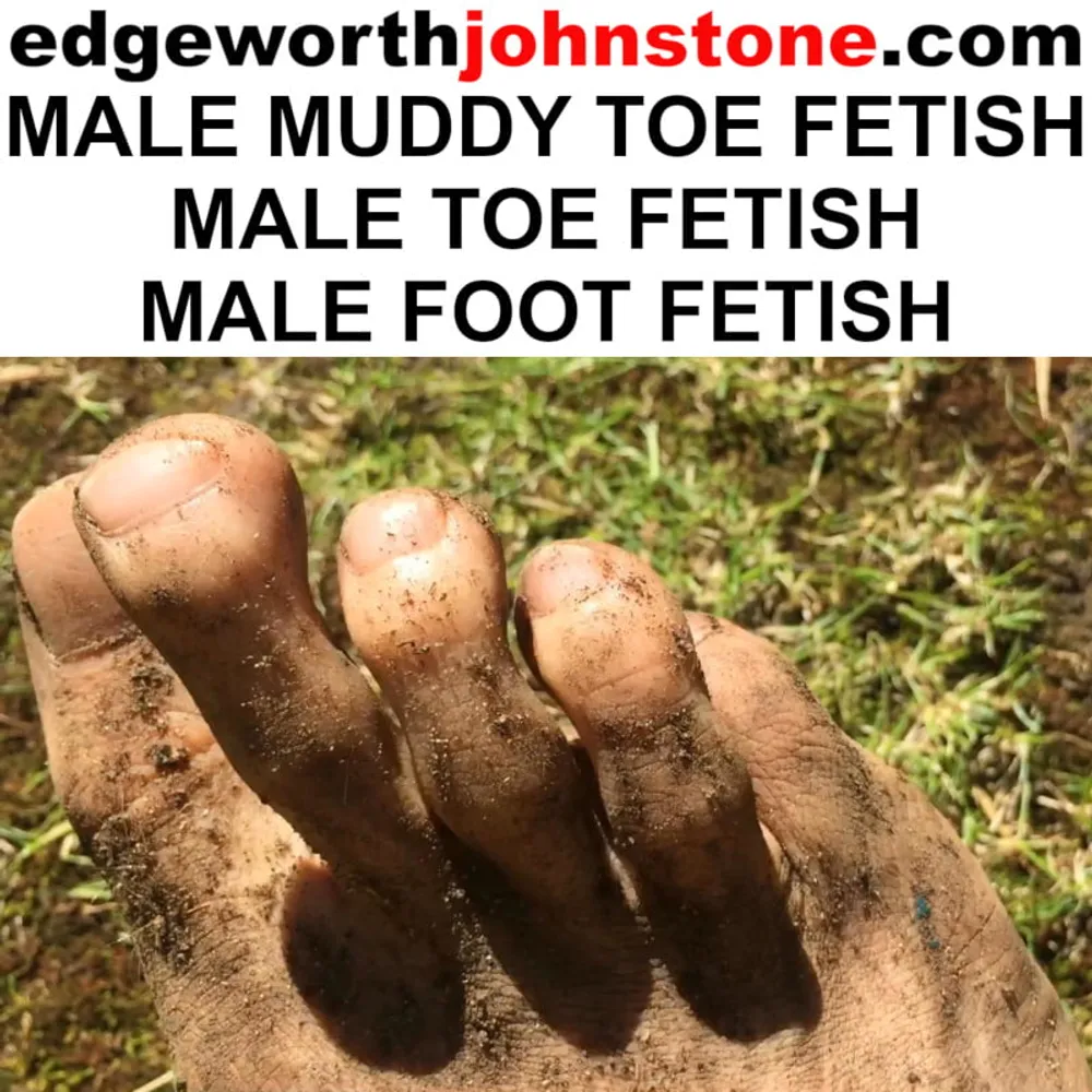 Muddy Toes - Dirty Male Toe Fetish Closeup Pics #6