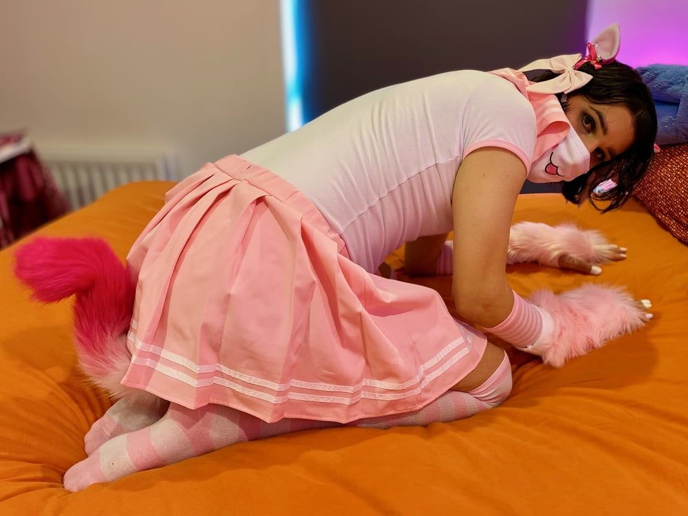 Pink Seifuku Catgirl #11