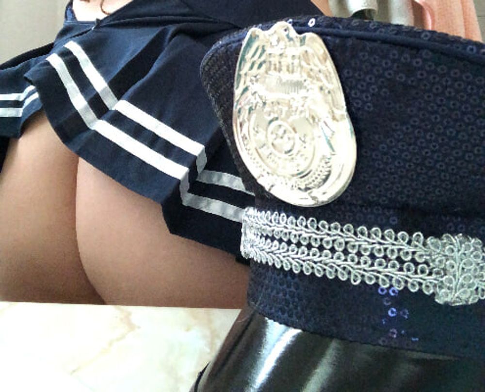 Naughty Asian Babe Cop Wants To Arrest You...  #6