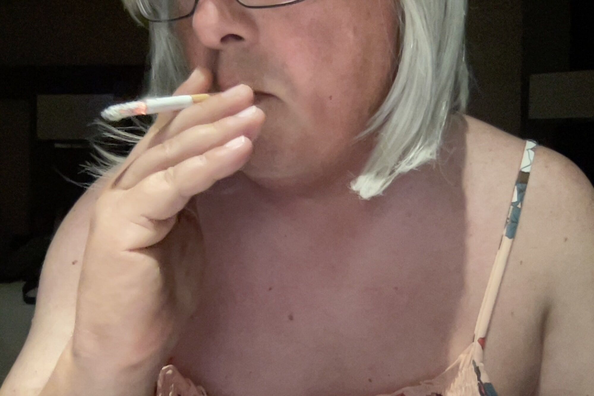 Short wig and cigarettes #3