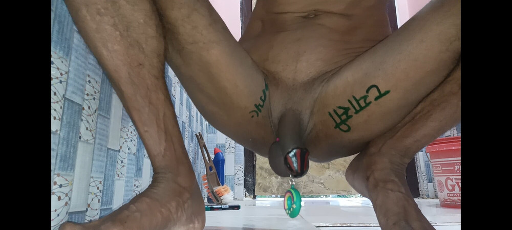 Sissy penis ring and tattoo #13