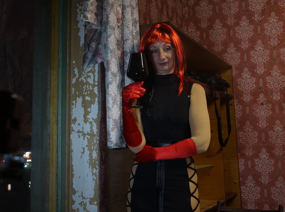 At the evening window #8