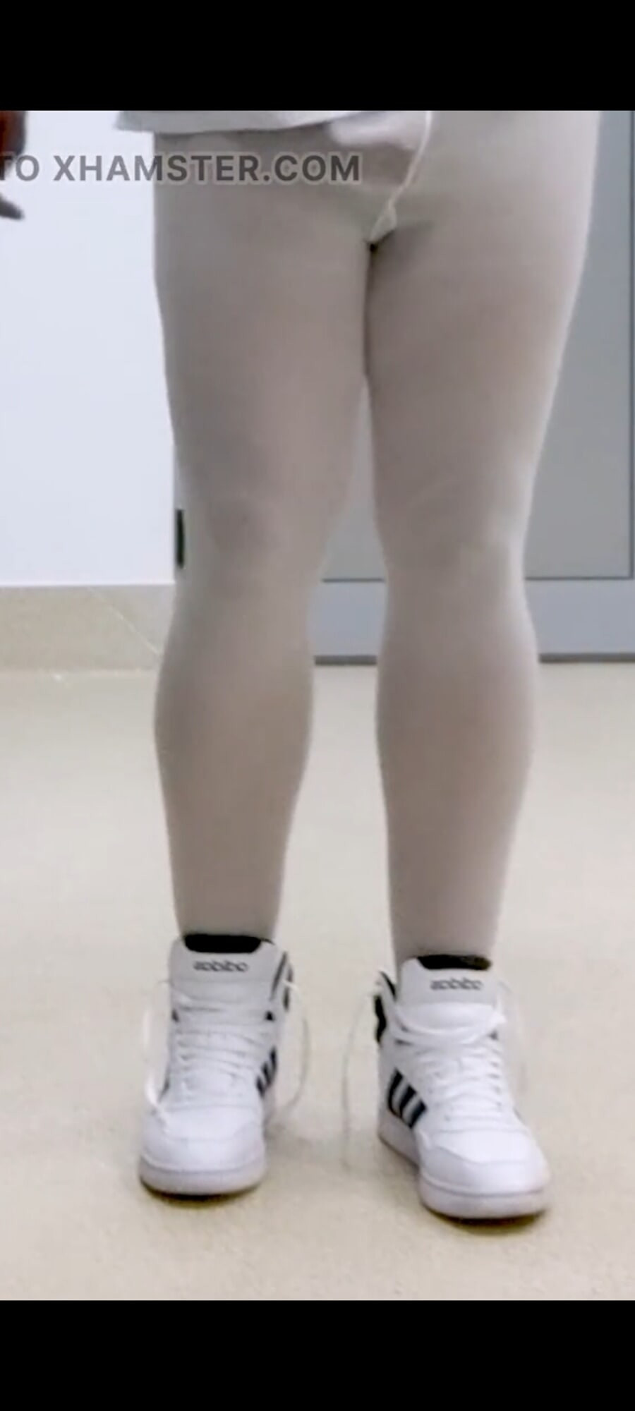 Legs in white pantyhose #17