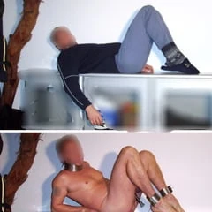 Dressed to Naked.    Normal to Unnormal.   Standard to Sex