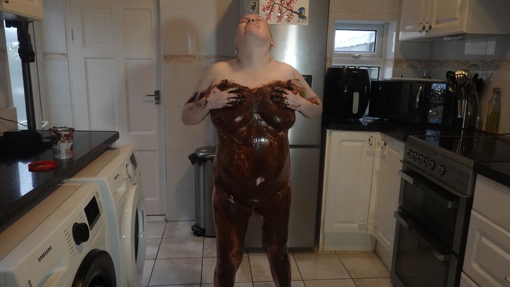 chocolate sauce messy fun #12