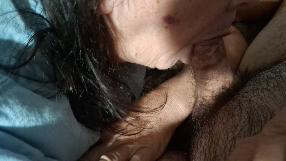 Getting my dick sucked off on the couch #5