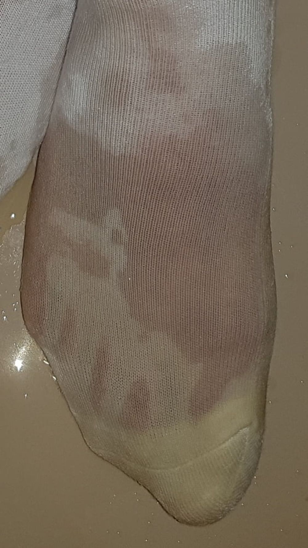 My white Socks - Pee #20