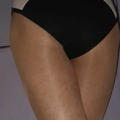 molded ass in pantyhose