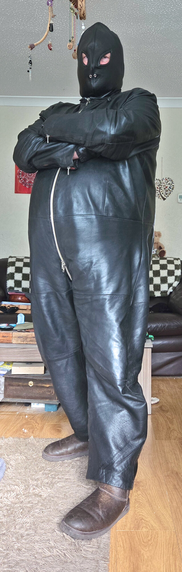 Leather gimp outfit #5
