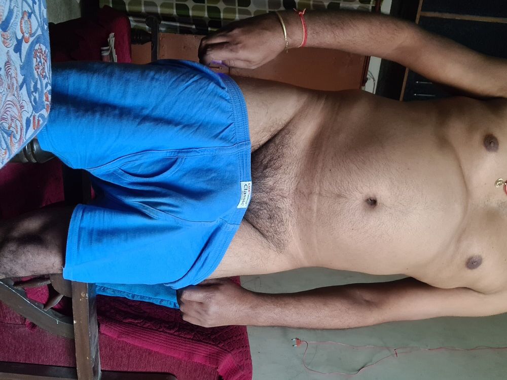 Horny Indian Guy Playing with Cock &amp; Masturbating..