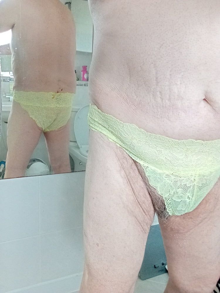 Larger lemon Lacey panties #3