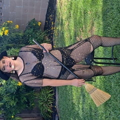Erotic Naughty Halloween Black Whitch Photos XXX 2024