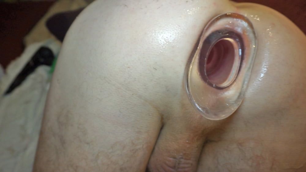 Giant anal tunnel up to 8cm diameter in my asshole #8