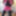 Rachel in pretty pink latex, black thigh boots #9
