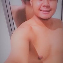 selfie alone at home