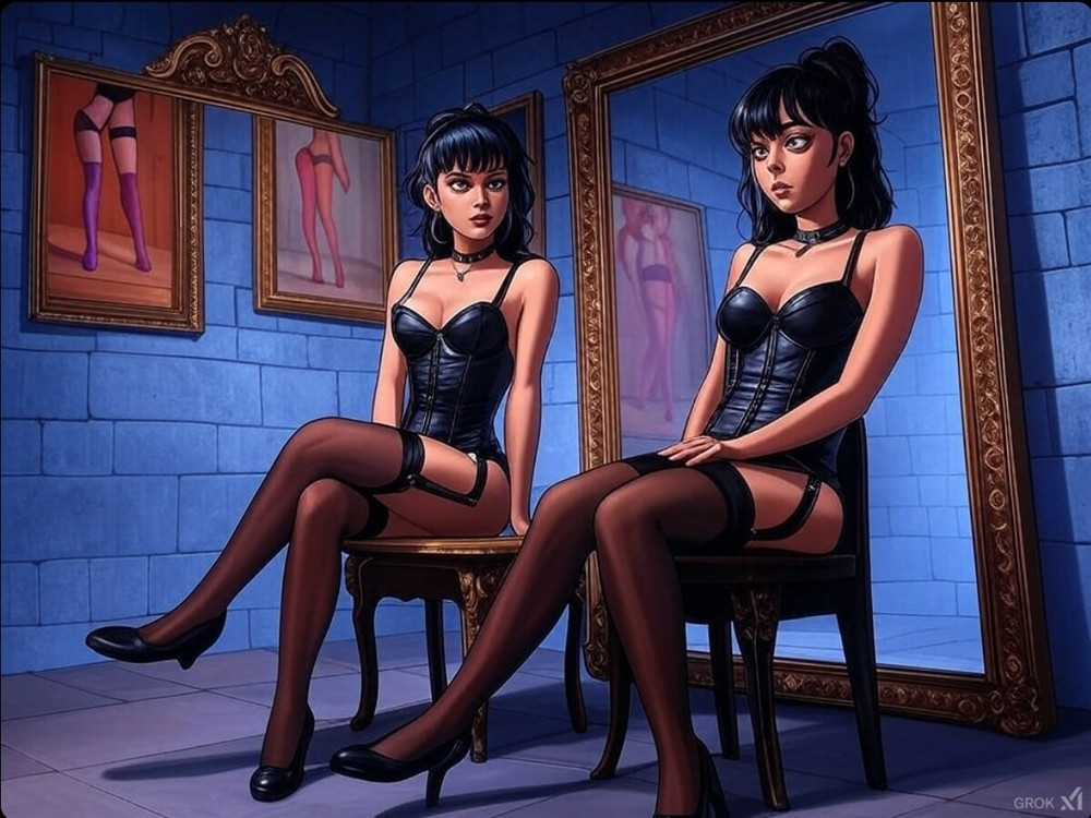 Pixwhores Experimental 3: Stockings, Bondage  #40