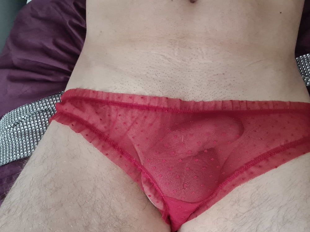 Playing with wifes knickers  #14