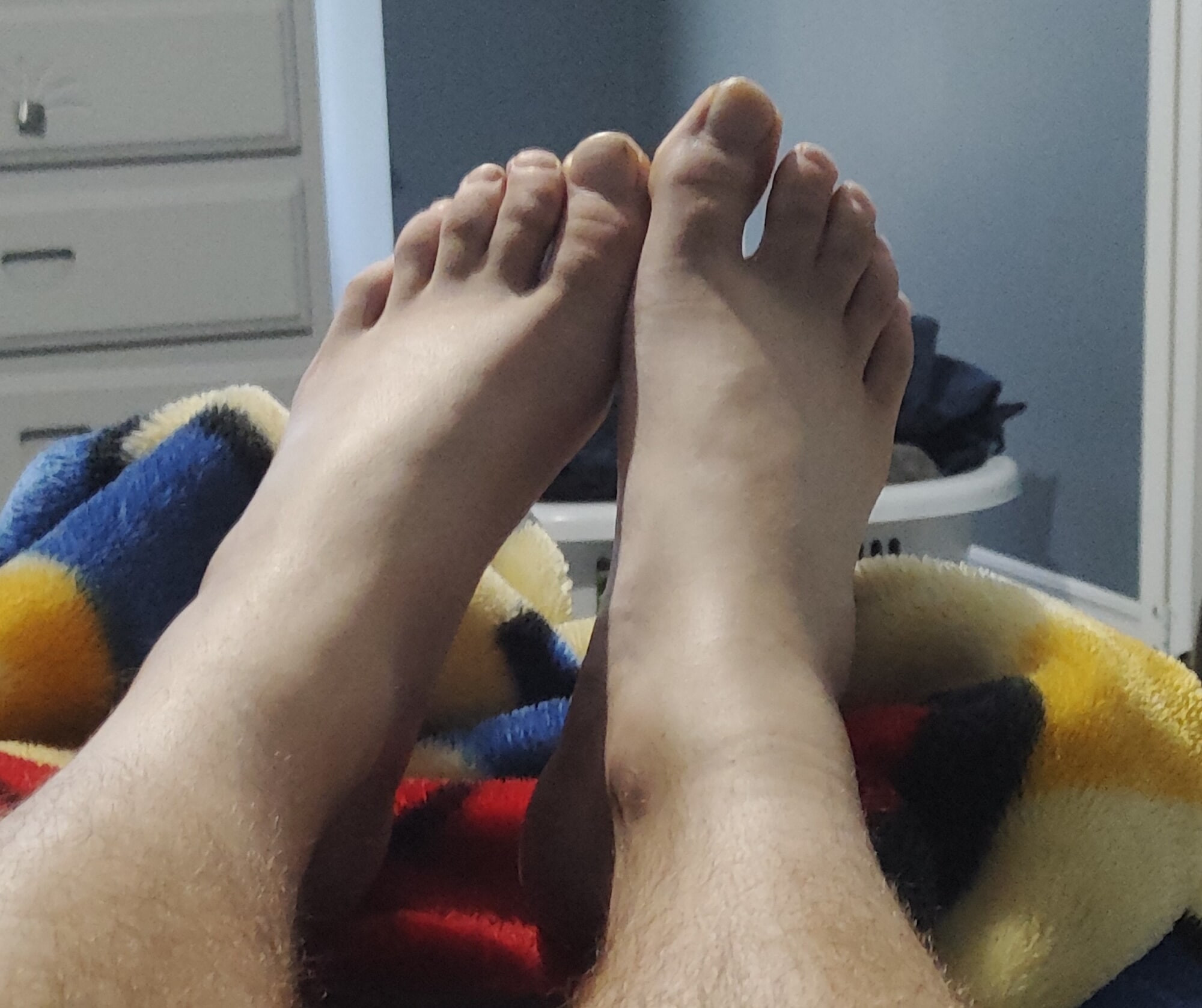 Chubby Male Small Penis Bare Feet 2 #5